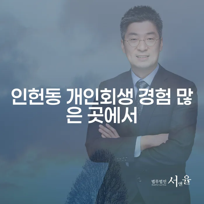 인헌동 개인회생 경험 많은 곳에서