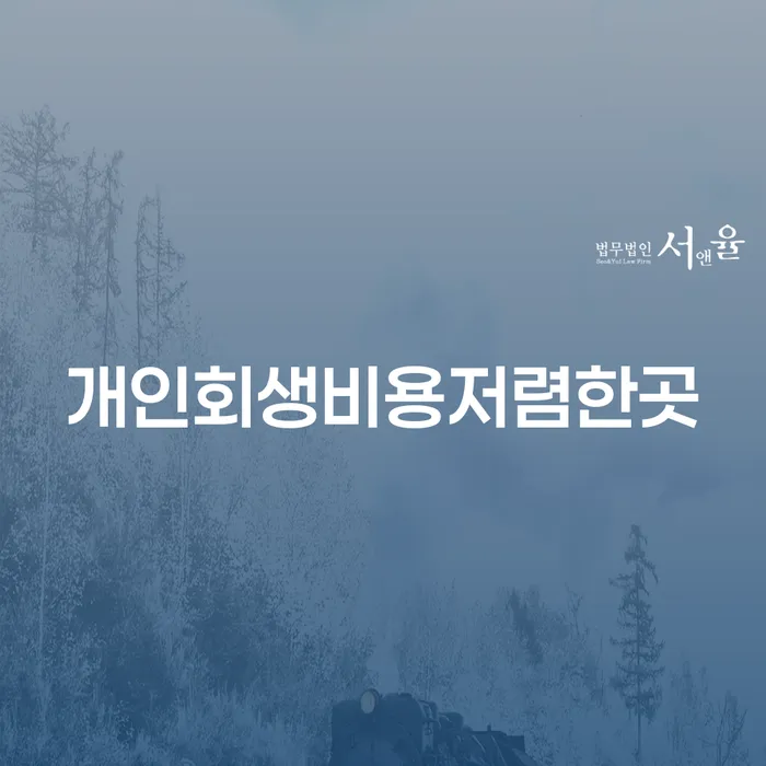 개인회생비용이 저렴한 곳을 찾고 계신가요?